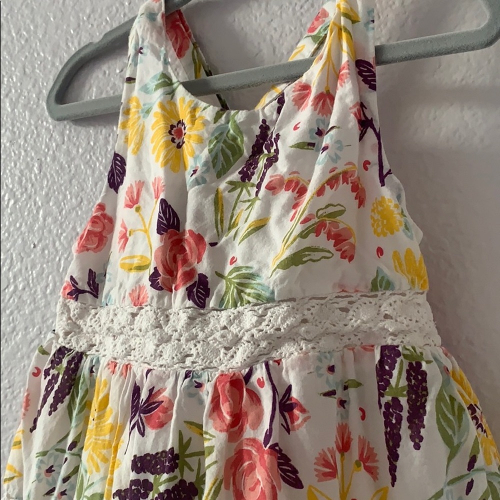 ❌ SOLD - Artisan Fun Floral Sun Dress - Picture 3 of 5